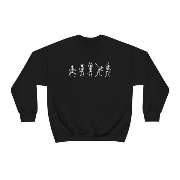 Dancing skeleton Halloween sweatshirt