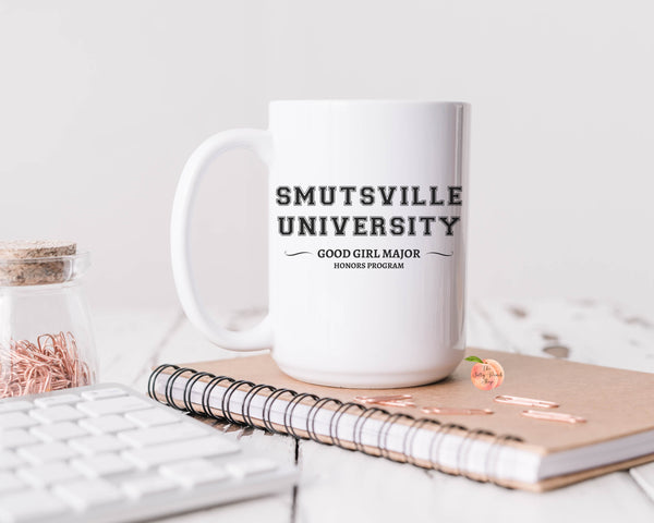 Smutsville University coffee mug 15oz