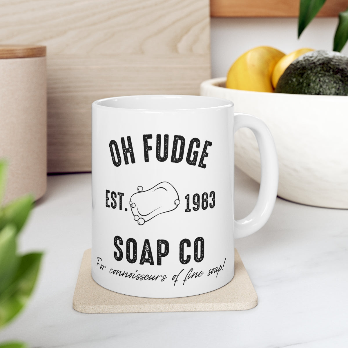 Oh Fudge Soap Co 11 oz mug