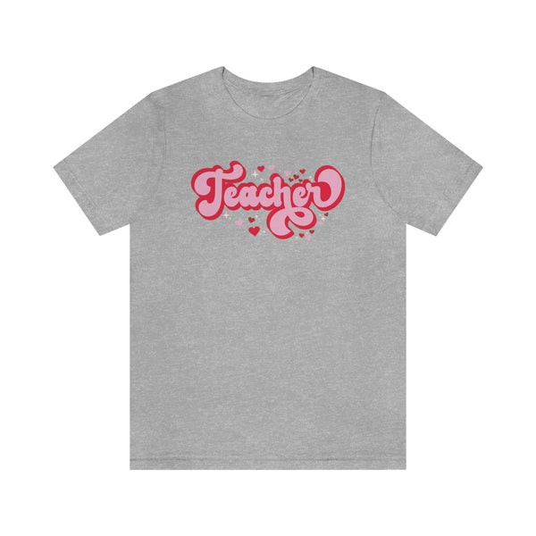 Teacher retro Valentine shirt