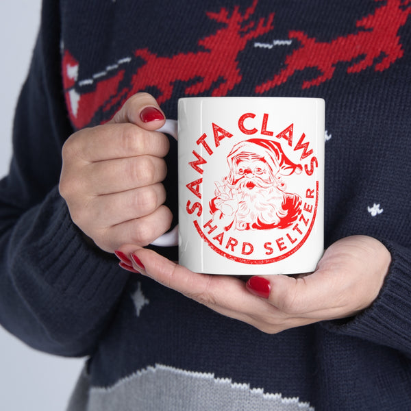 Santa Claws 11 oz coffee mug