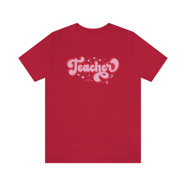 Teacher retro Valentine shirt