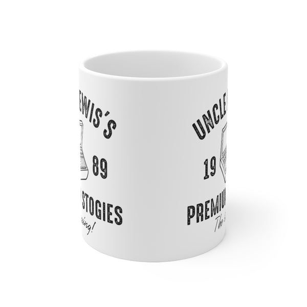 Uncle Lewis's Premium Stogies 11 oz coffee mug