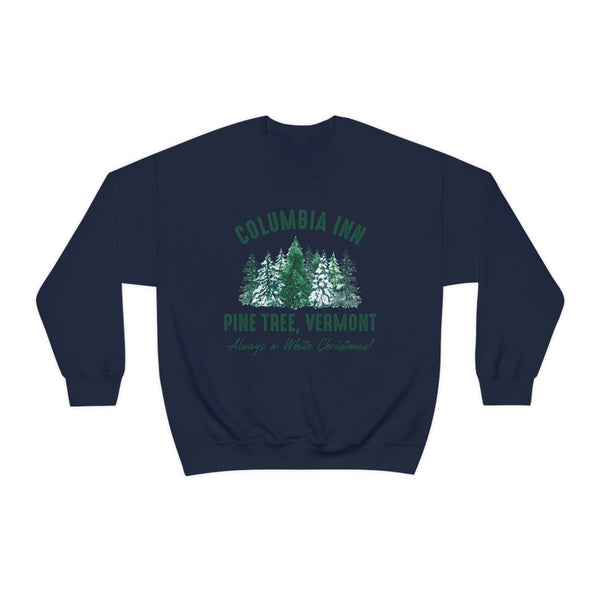 Columbia Inn Pine Tree Vermont sweatshirt