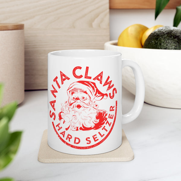 Santa Claws 11 oz coffee mug