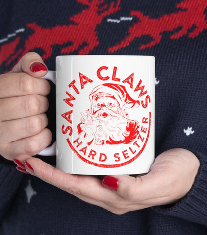 Santa Claws 11 oz coffee mug