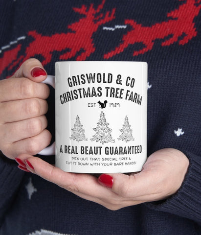 Griswold Tree Farm 11 oz coffee mug