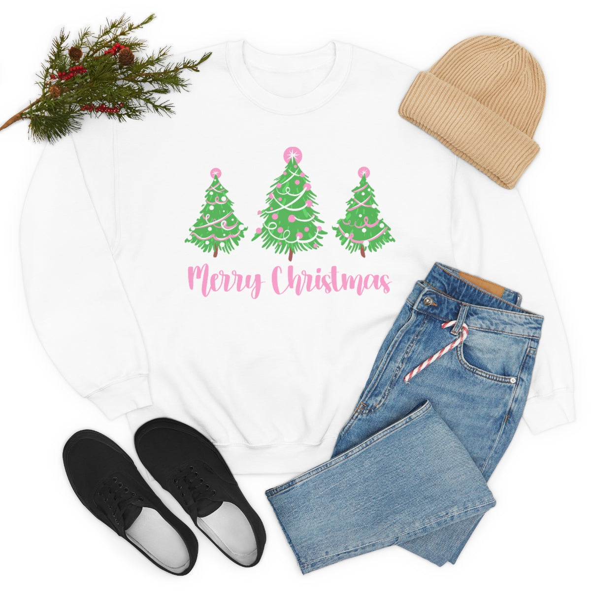 Pink Merry Christmas sweatshirt