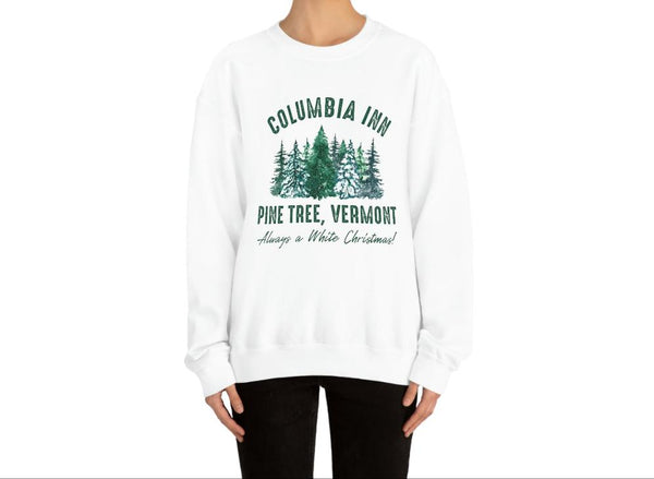 Columbia Inn Pine Tree Vermont sweatshirt