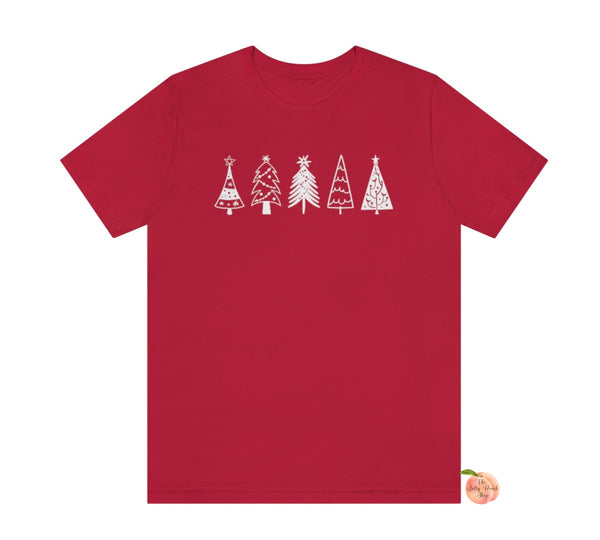 Christmas trees minimalistic shirt