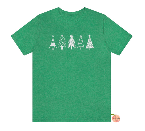 Christmas trees minimalistic shirt