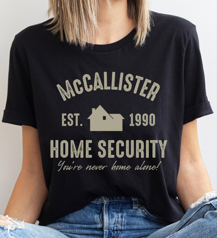 McCallister Home Security shirt
