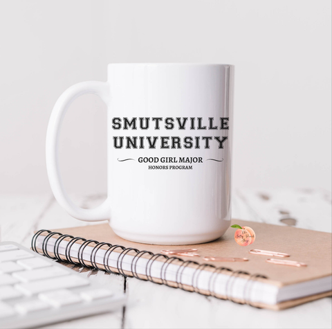 Smutsville University coffee mug 15oz