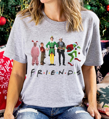 Christmas movie friends shirt