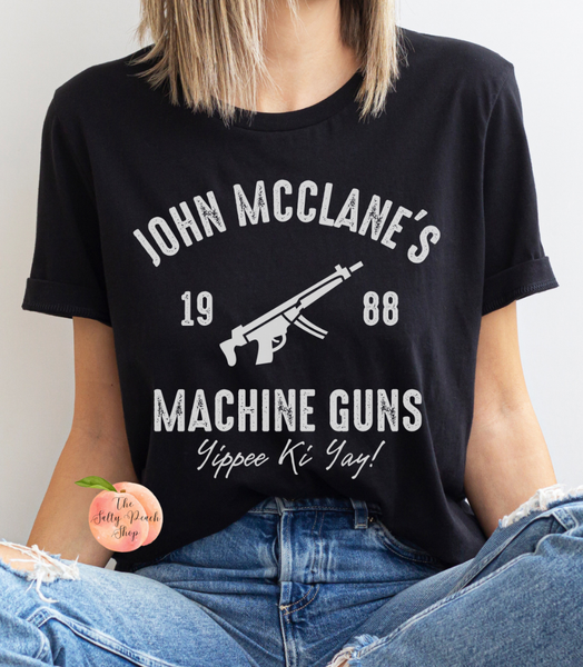 John McClane's Machine Guns shirt