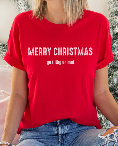 Merry Christmas Ya Filthy Animal shirt
