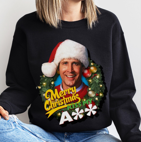 Merry Christmas Kiss My A Sweatshirt