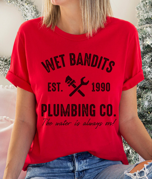 Wet Bandits Plumbing Co shirt