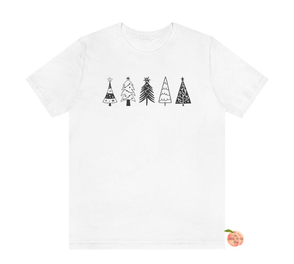 Christmas trees minimalistic shirt