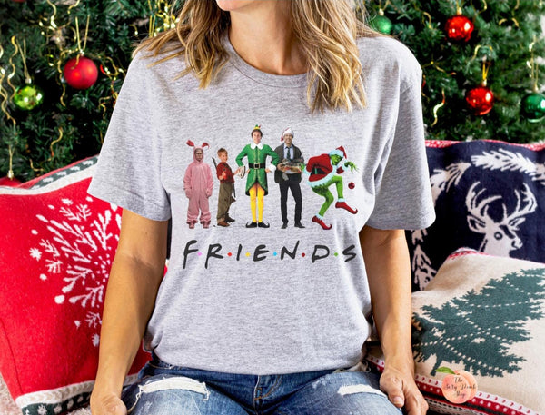 Christmas movie friends shirt