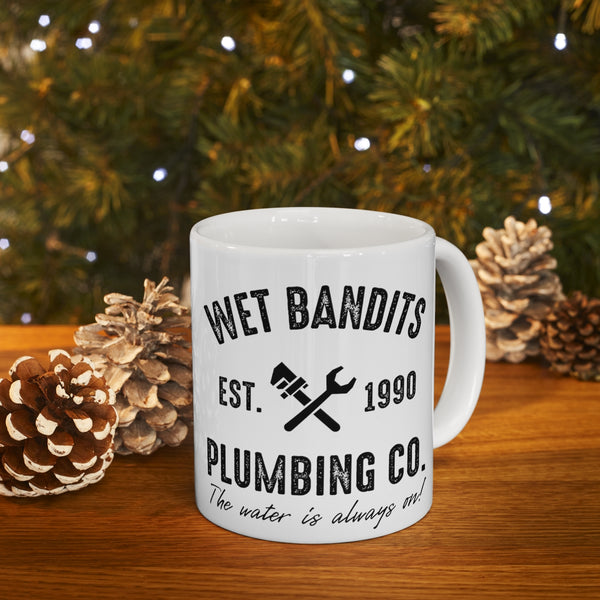 Wet Bandits Plumbing Co 11 oz coffee mug