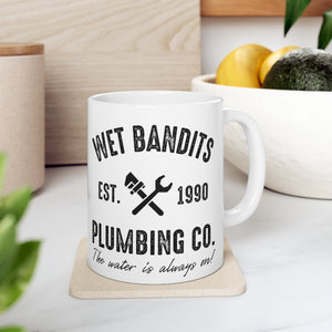 Wet Bandits Plumbing Co 11 oz coffee mug