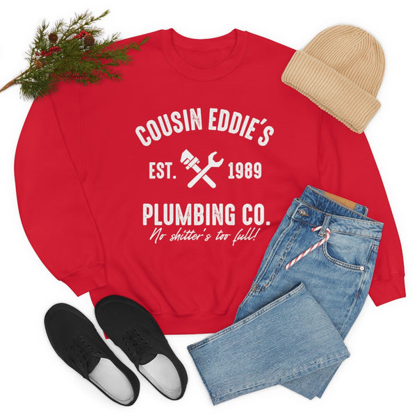 Cousin Eddie's Plumbing sweatshirt