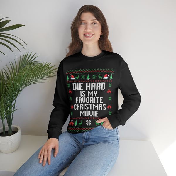 Die Hard is my favorite Christmas movie Crewneck Sweatshirt