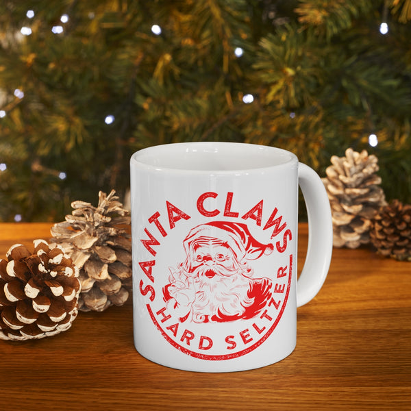 Santa Claws 11 oz coffee mug