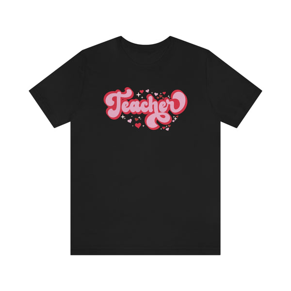 Teacher retro Valentine shirt