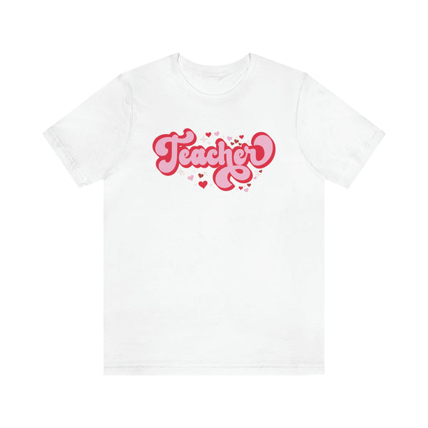 Teacher retro Valentine shirt