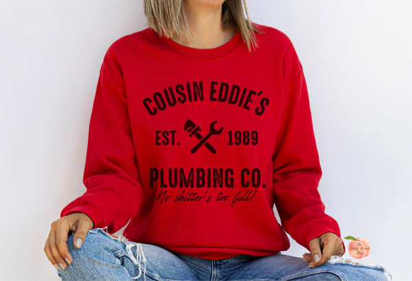 Cousin Eddie's Plumbing Co sweatshirt