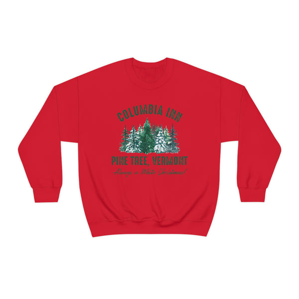 Columbia Inn Pine Tree Vermont sweatshirt