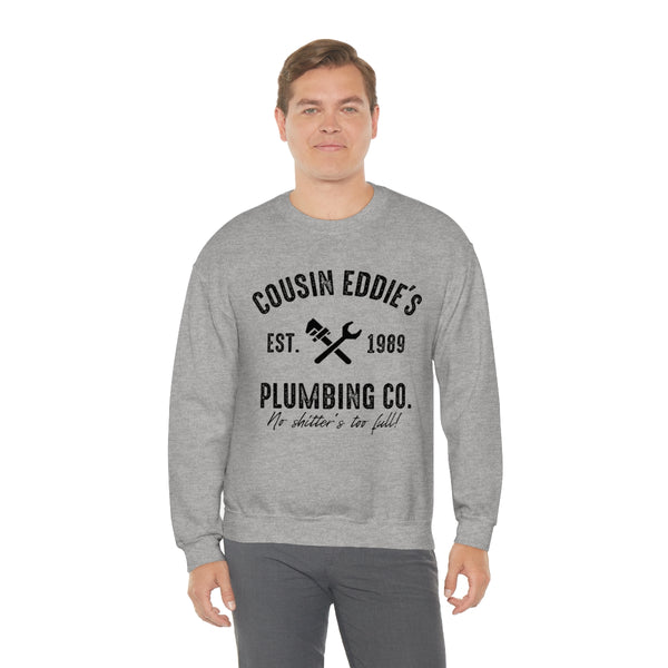 Cousin Eddie's Plumbing sweatshirt