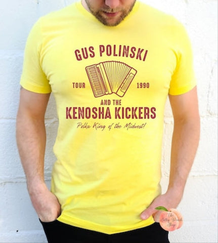 Gus Polinski Kenosha Kickers polka king shirt