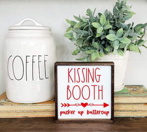 Kissing Booth sign