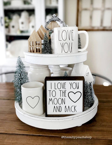 PERSONALIZED I Love You To The Moon And Back sign