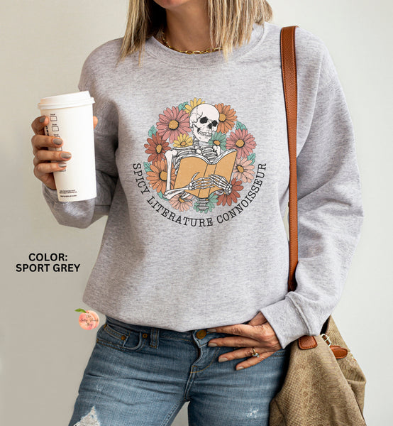 Spicy Literature Connoisseur crewneck sweatshirt